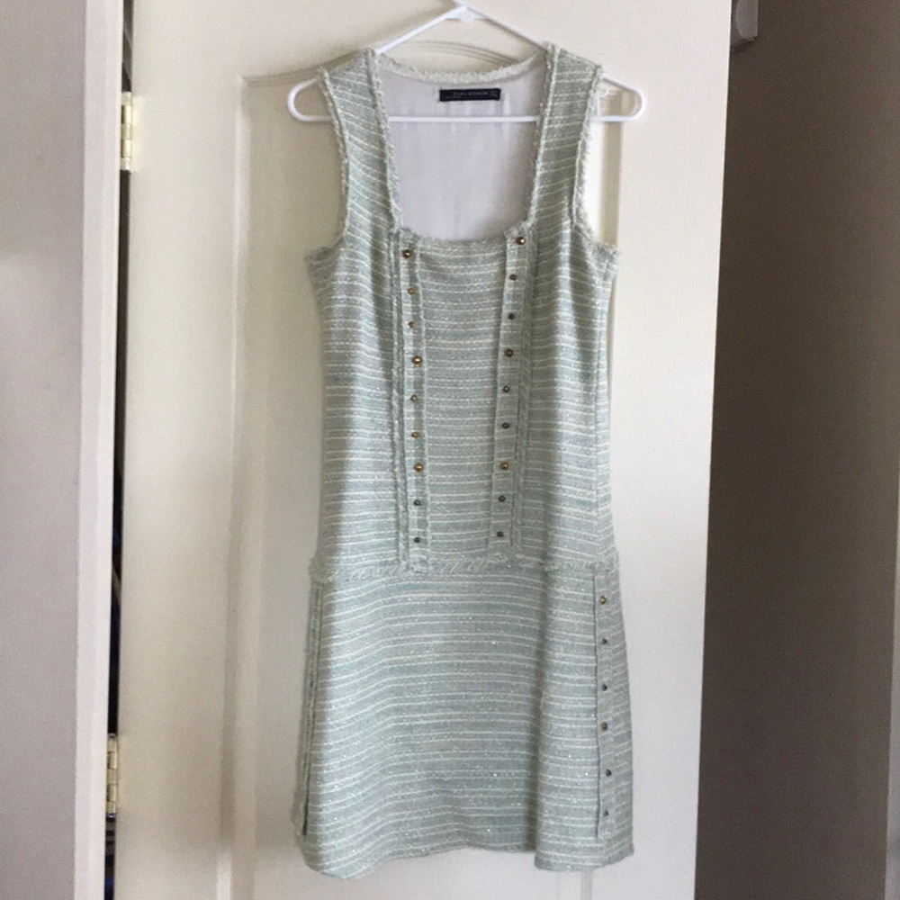 Zara spring tweed dress
